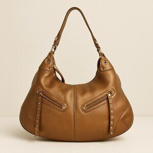 A. Giannetti Brown Leather Tote